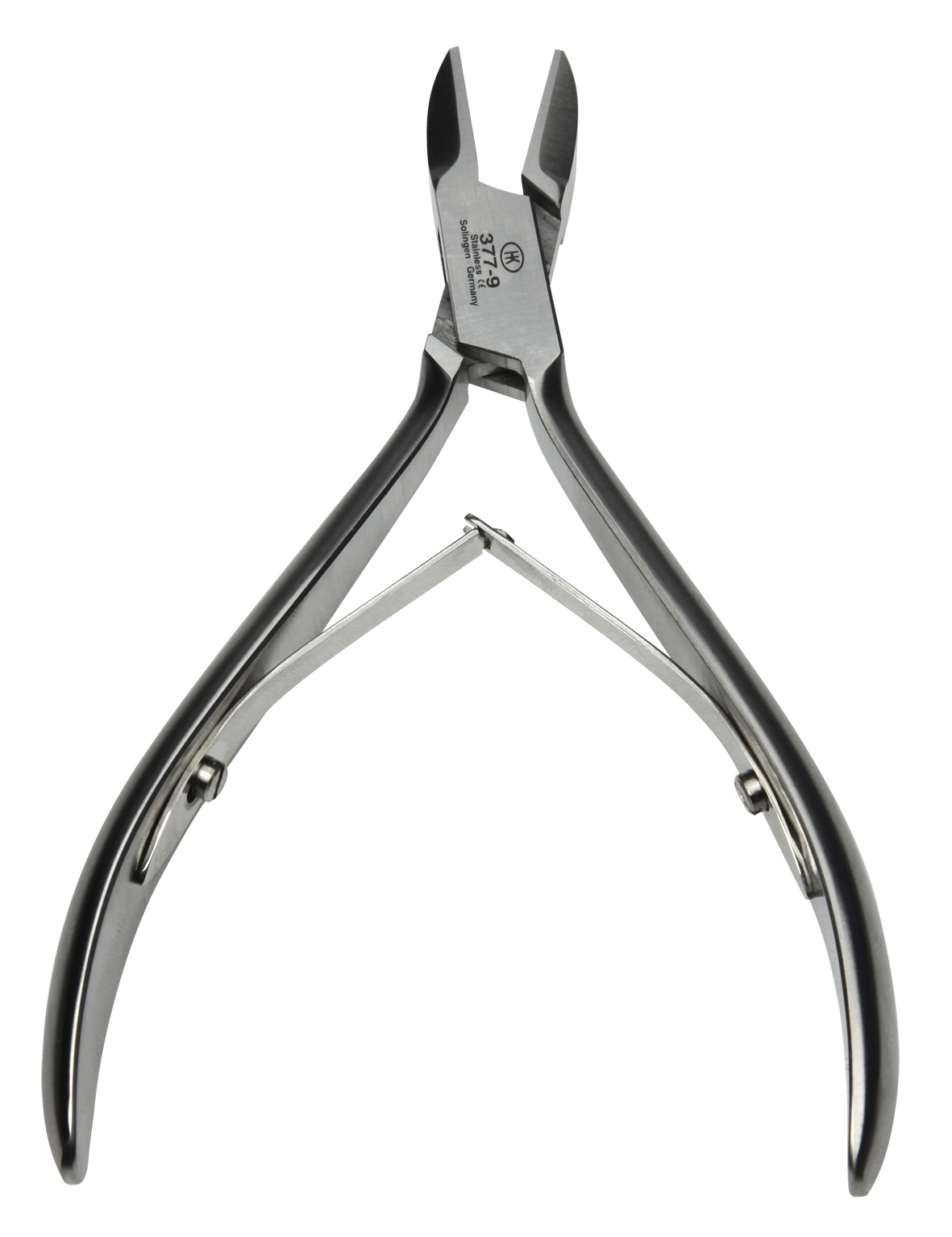 Diabetiker-Eckenzange, durchgesteckt, 13 cm, ROSTFREI